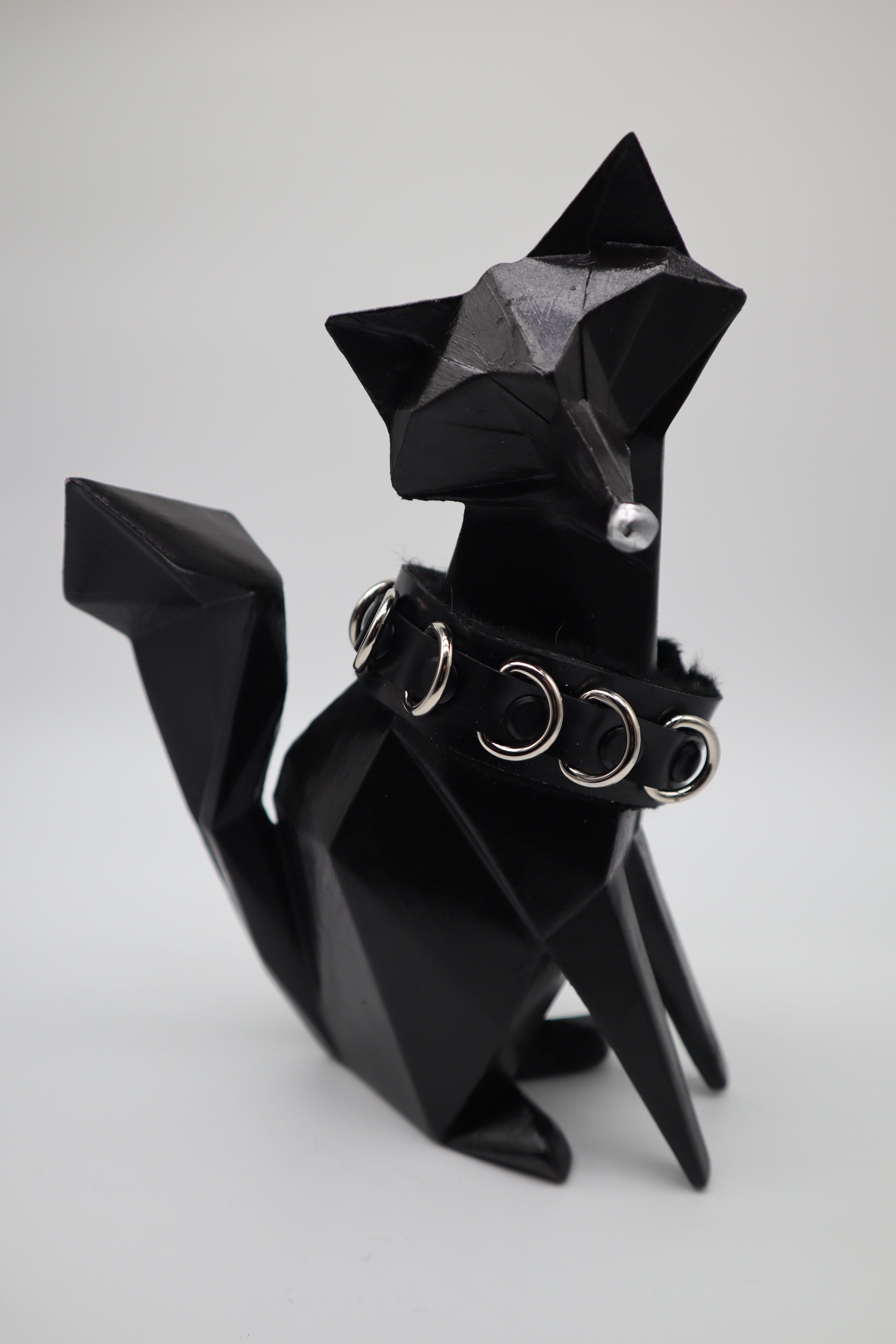 Fur Lined Miniature D- Ring Collar